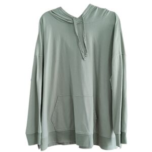 Ava & Viv Light Green Pullover Hoodie